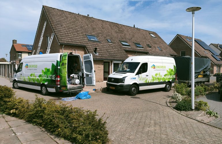 icynene knauf isolatie goor